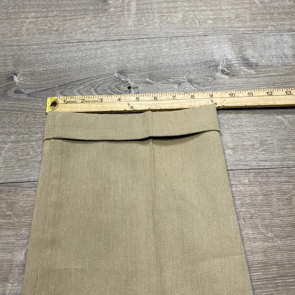 Dockers Khakis Pants Mens 34x32 Tan Pleated Relaxed Premium Casual Business